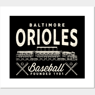 Baltimore Orioles Stadium by Buck Tee Originals Posters and Art